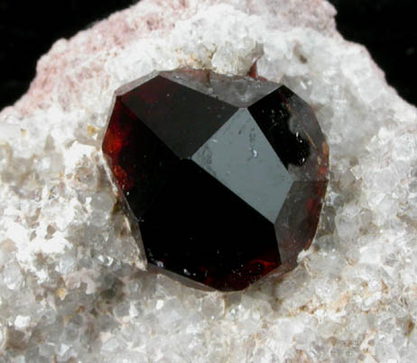 Almandine Garnet from Garnet Hill, 7.5 km WNW of Ely, White Pine County, Nevada