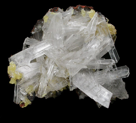 Hemimorphite with Mimetite from Santa Eulalia District, Aquiles Serdn, Chihuahua, Mexico