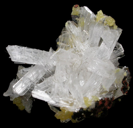 Hemimorphite with Mimetite from Santa Eulalia District, Aquiles Serdn, Chihuahua, Mexico