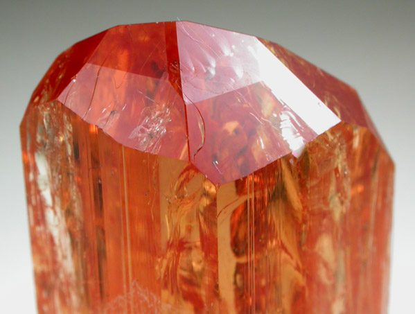 Topaz var. Imperial Topaz from Ouro Preto, Minas Gerais, Brazil