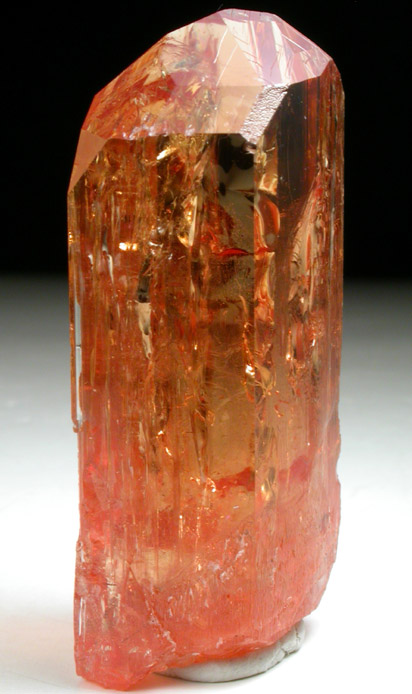 Topaz var. Imperial Topaz from Ouro Preto, Minas Gerais, Brazil