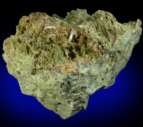 Epidote from Sneech Pond, Copper Mine Hill, Cumberland, Providence County, Rhode Island