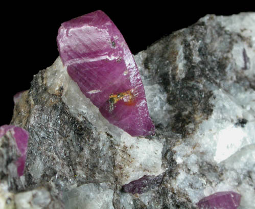 Corundum var. Ruby from Mysuru (formerly Mysore), Karnataka, India