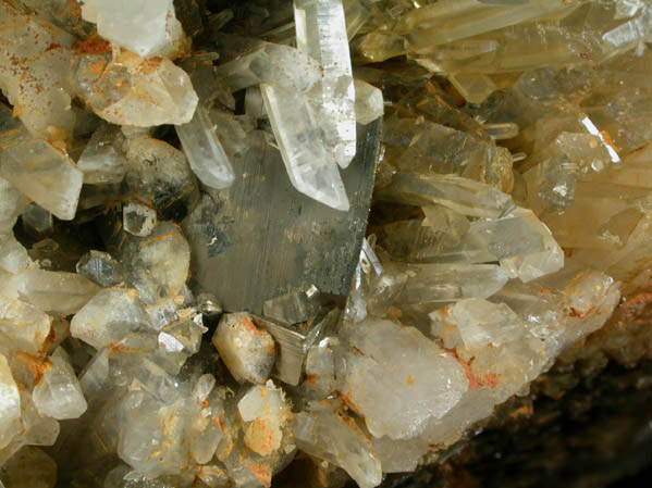 Quartz with Pyrite from Animon Mine, Huaron District, Pasco Department, Peru