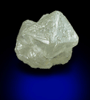 Diamond (4.82 carat yellow-gray interconnected octahedral crystals) from Northern Cape Province, South Africa