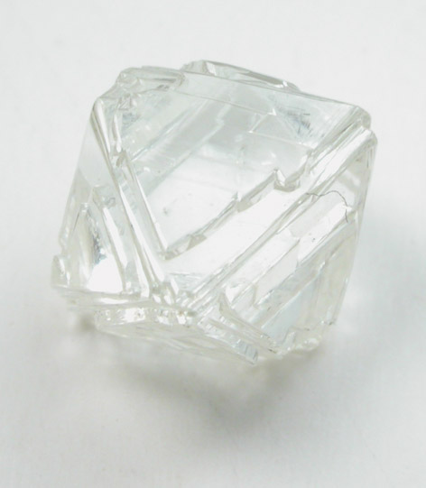 Diamond (2.53 carat gem-grade faint yellow octahedral crystal) from Jericho Mine, Nunavut, Canada