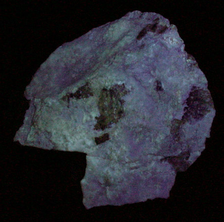 Thaumasite from Crestmore Quarry, Crestmore, Riverside County, California