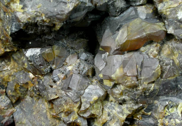 Sphalerite from Ecton Mine, Perkiomen District, Audubon, Montgomery County, Pennsylvania