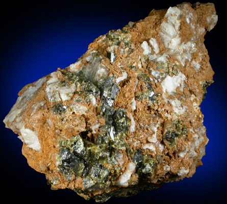 Epidote from Jensen Quarry, contact zone at Knob Hill, Riverside County, California