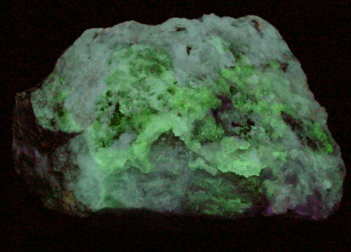 Plombierite with Vesuvianite on Calcite from Crestmore Quarry, Crestmore, Riverside County, California