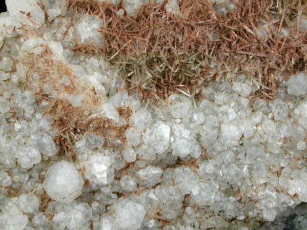 Analcime and Natrolite from Woodbury Traprock Quarry, east of Woodbury, Litchfield County, Connecticut