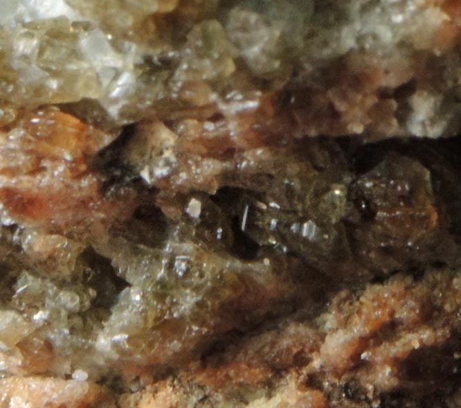 Grossular Garnet from Crestmore Quarry, Crestmore, Riverside County, California