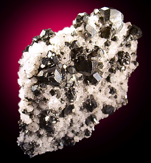 Tennantite, Tetrahedrite on Quartz from Zacatecas, Mexico