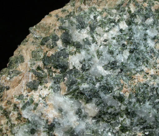 Pargasite from Crestmore Quarry, Crestmore, Riverside County, California