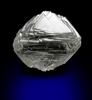 Diamond (1.92 carat cuttable gem-grade pale-yellow octahedral crystal) from Jericho Mine, Nunavut, Canada