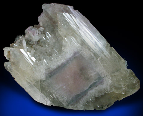 Celestine with Fluorite inclusions from Dundas, Ontario, Canada