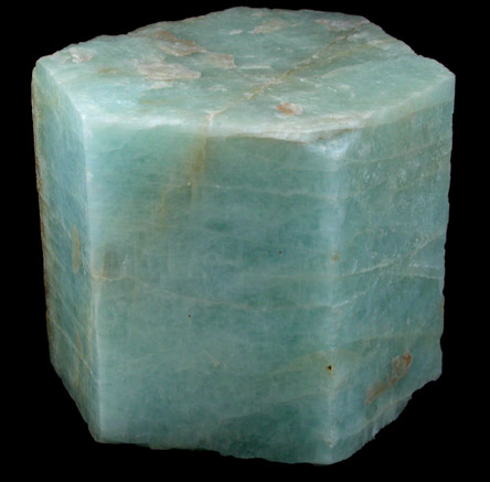 Beryl var. Aquamarine from (Kimball Ledge?), Albany, Oxford County, Maine