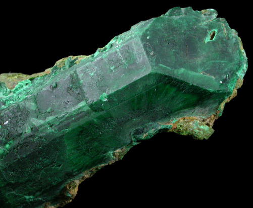 Malachite pseudomorph after Azurite from Tsumeb Mine, Otavi-Bergland District, Oshikoto, Namibia