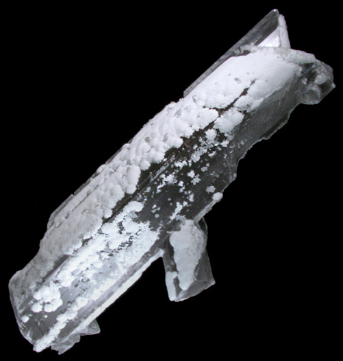 Gypsum var. Selenite with Smithsonite and Hydrozincite from Mina la Platosa, Bermejillo, Durango, Mexico