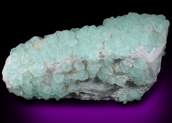 Fluorite on Quartz from Deer Trail Mine, Deer Trail Mountain-Alunite Ridge mining area, 8 km SSW of Marysvale, Piute County, Utah