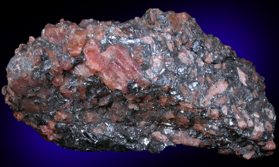 Bustamite in Galena from NBH Mine, Broken Hill, New South Wales, Australia