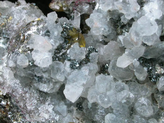 Sphalerite, Calcite, Quartz from Balmat, St. Lawrence County, New York