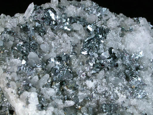 Pyrargyrite-Proustite var. Ruby Silver on Quartz from Santa Barbara Mines, Hidalgo de Parral Mining District, Chihuahua, Mexico