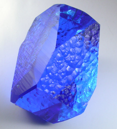 Quartz (synthetic blue) from Alexandrov Factory, Russia