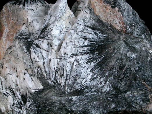 Elbaite-Schorl Tourmaline in Quartz from Temescal Canyon, Riverside County, California
