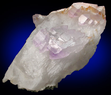 Quartz var. Amethyst on Quartz from Ras Koh Range, Baluchistan, Pakistan