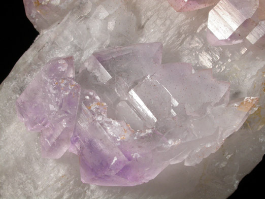 Quartz var. Amethyst on Quartz from Ras Koh Range, Baluchistan, Pakistan