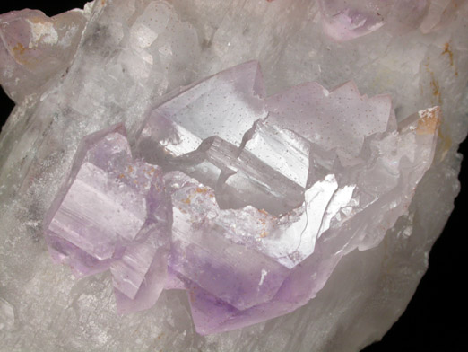 Quartz var. Amethyst on Quartz from Ras Koh Range, Baluchistan, Pakistan