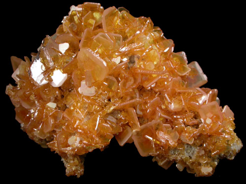 Wulfenite from Touissit Mine, 21 km SSE of Oujda, Jerada Province, Oriental, Morocco