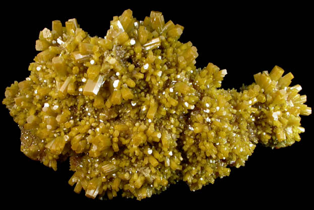 Pyromorphite from Bunker Hill Mine, Coeur d'Alene District, Shoshone County, Idaho