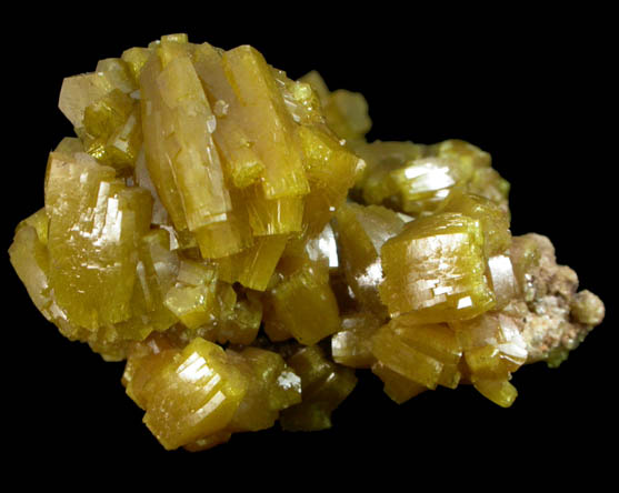 Pyromorphite from Bunker Hill Mine, Coeur d'Alene District, Shoshone County, Idaho