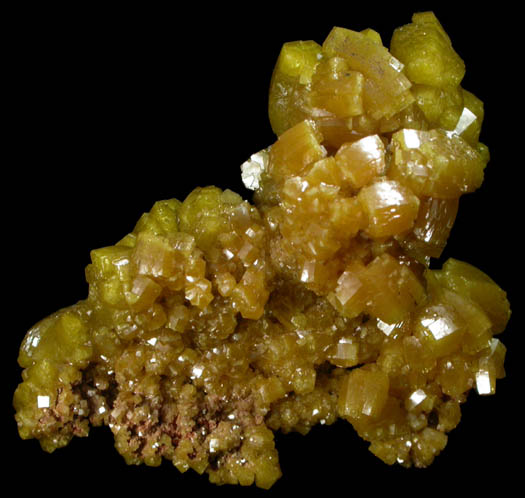 Pyromorphite from Bunker Hill Mine, Coeur d'Alene District, Shoshone County, Idaho