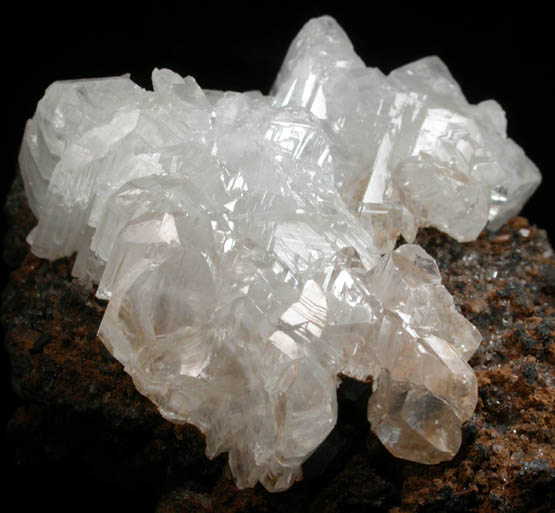 Cerussite (twinned crystals) from Tsumeb Mine, Otavi-Bergland District, Oshikoto, Namibia