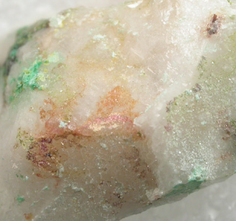 Timroseite, Khinite, Chlorargyrite, Mimetite, Chrysocolla from Aga Mine, San Bernardino County, California (Type Locality for Timroseite)