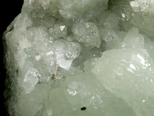 Datolite with Apophyllite, Pyrite, Goethite from Millington Quarry, Bernards Township, Somerset County, New Jersey