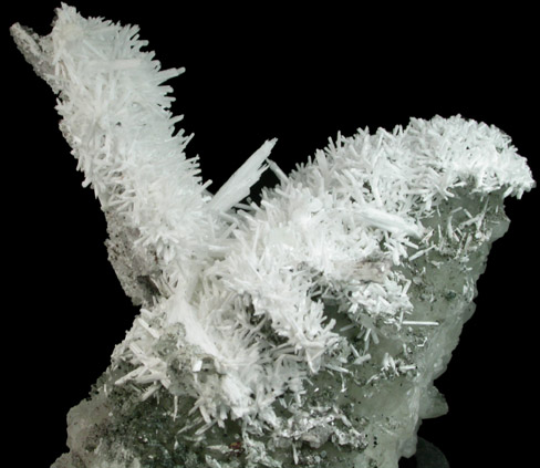 Natrolite on Datolite from Millington Quarry, Bernards Township, Somerset County, New Jersey