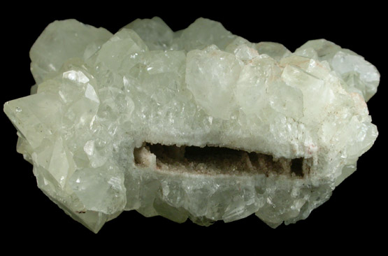 Datolite pseudomorph after Anhydrite from Upper New Street Quarry, Paterson, Passaic County, New Jersey