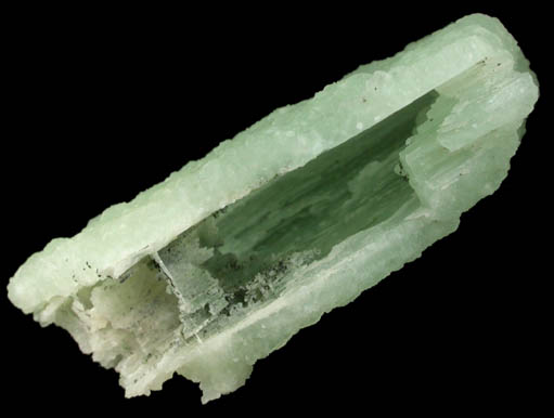 Prehnite pseudomorph after Anhydrite from Upper New Street Quarry, Paterson, Passaic County, New Jersey