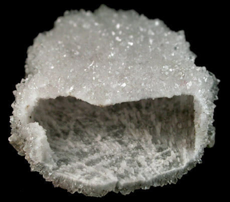 Quartz pseudomorphs after Glauberite with Heulandite-Ca from Upper New Street Quarry, Paterson, Passaic County, New Jersey