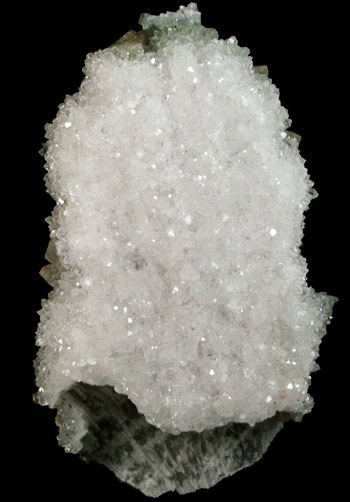 Quartz pseudomorphs after Glauberite with Heulandite-Ca from Upper New Street Quarry, Paterson, Passaic County, New Jersey