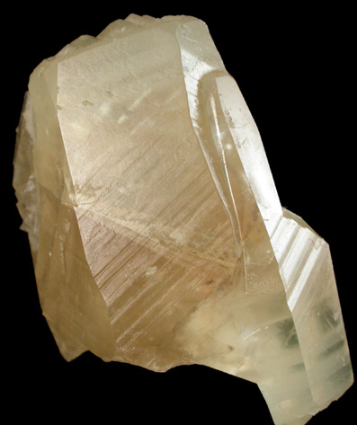 Calcite (with rare pinacoid face on termination) from Laurel Hill (Snake Hill) Quarry, Secaucus, Hudson County, New Jersey