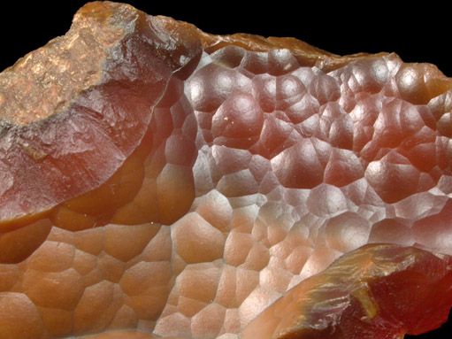 Quartz var. Carnelian from Stirling Brook, Watchung, Somerset County, New Jersey