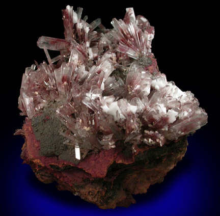 Hemimorphite and Calcite from Santa Eulalia District, Aquiles Serdn, Chihuahua, Mexico