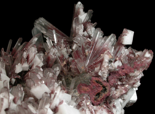 Hemimorphite and Calcite from Santa Eulalia District, Aquiles Serdn, Chihuahua, Mexico