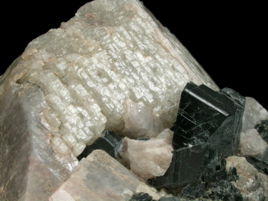 Albite, Microcline, Fluororichterite from Gibson Road, Wilberforce, Ontario, Canada