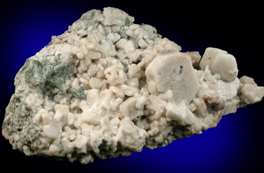 Albite with Diopside from Mulvaney Property, Pitcairn, St. Lawrence County, New York